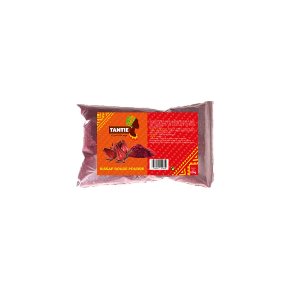 BISSAP ROUGE POUDRE TANTIE 200G 100GX20