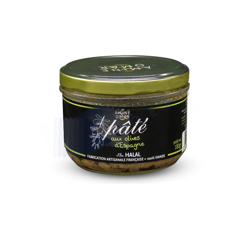 PATE AUX OLIVES AMINE&amp;OMAR 180GX12