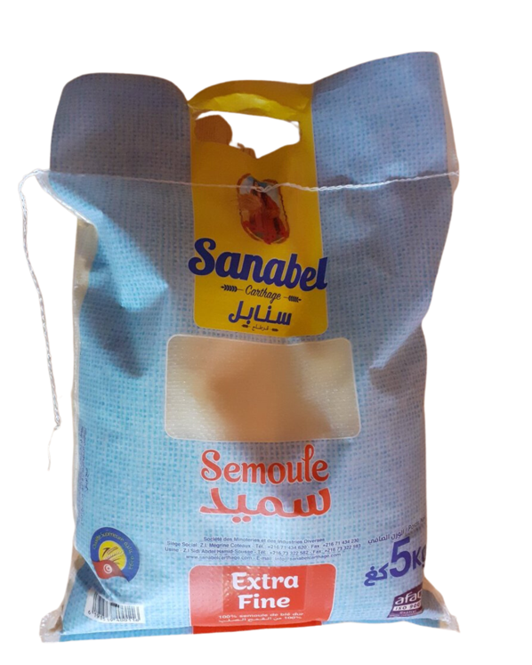 SEMOULE EXTRA FINE SANABEL 5KGX1