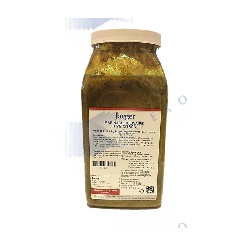 MARINADE THYM CITRON CAP TRAITEUR 3.3KG