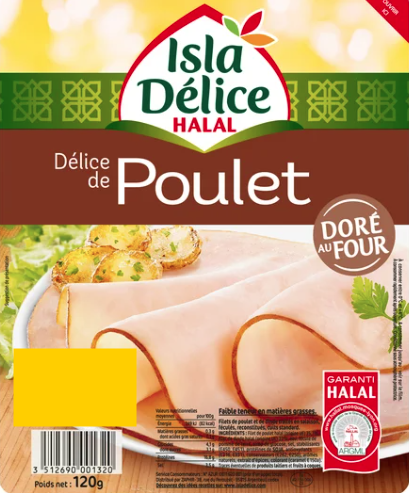 ID DELICE POULET DORÉ AU FOUR 8+4 TRANCHES 360G X6