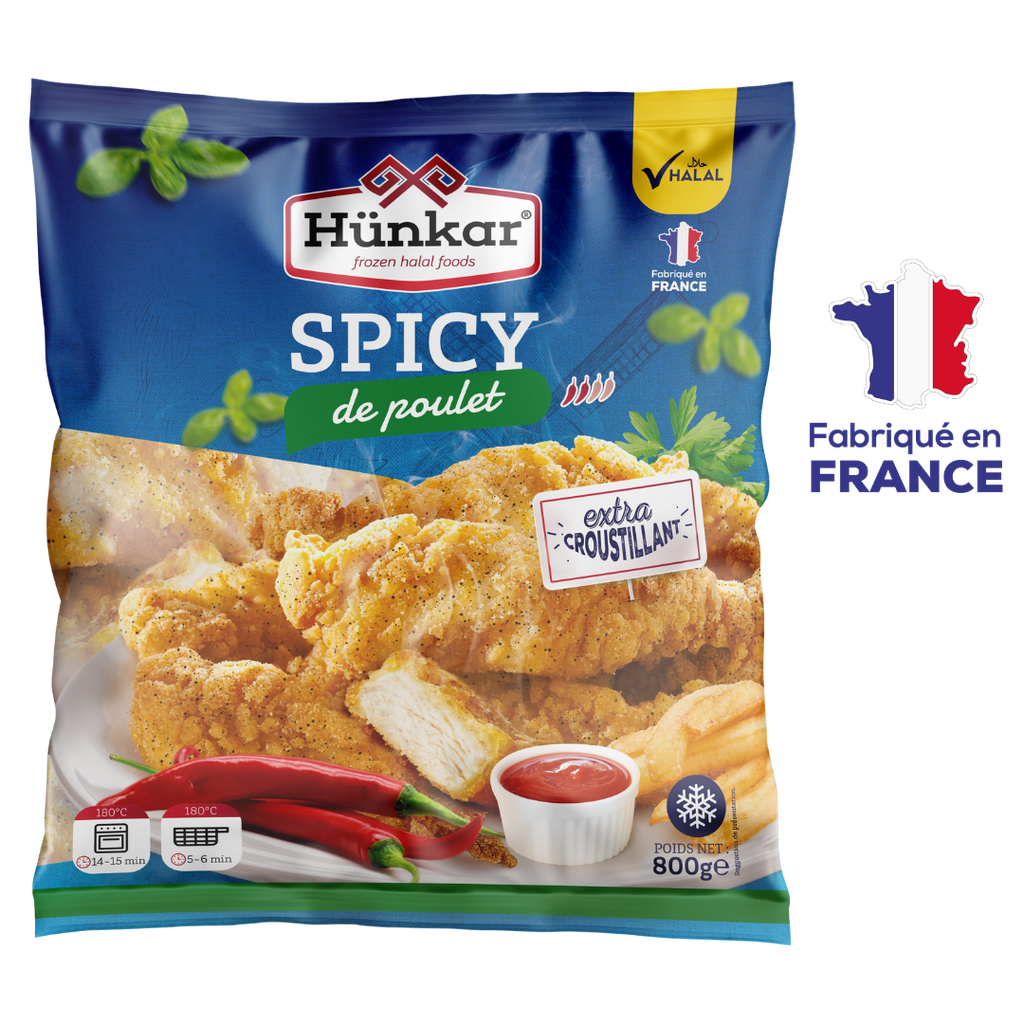 SPICY POULET 800G HUNKAR X10