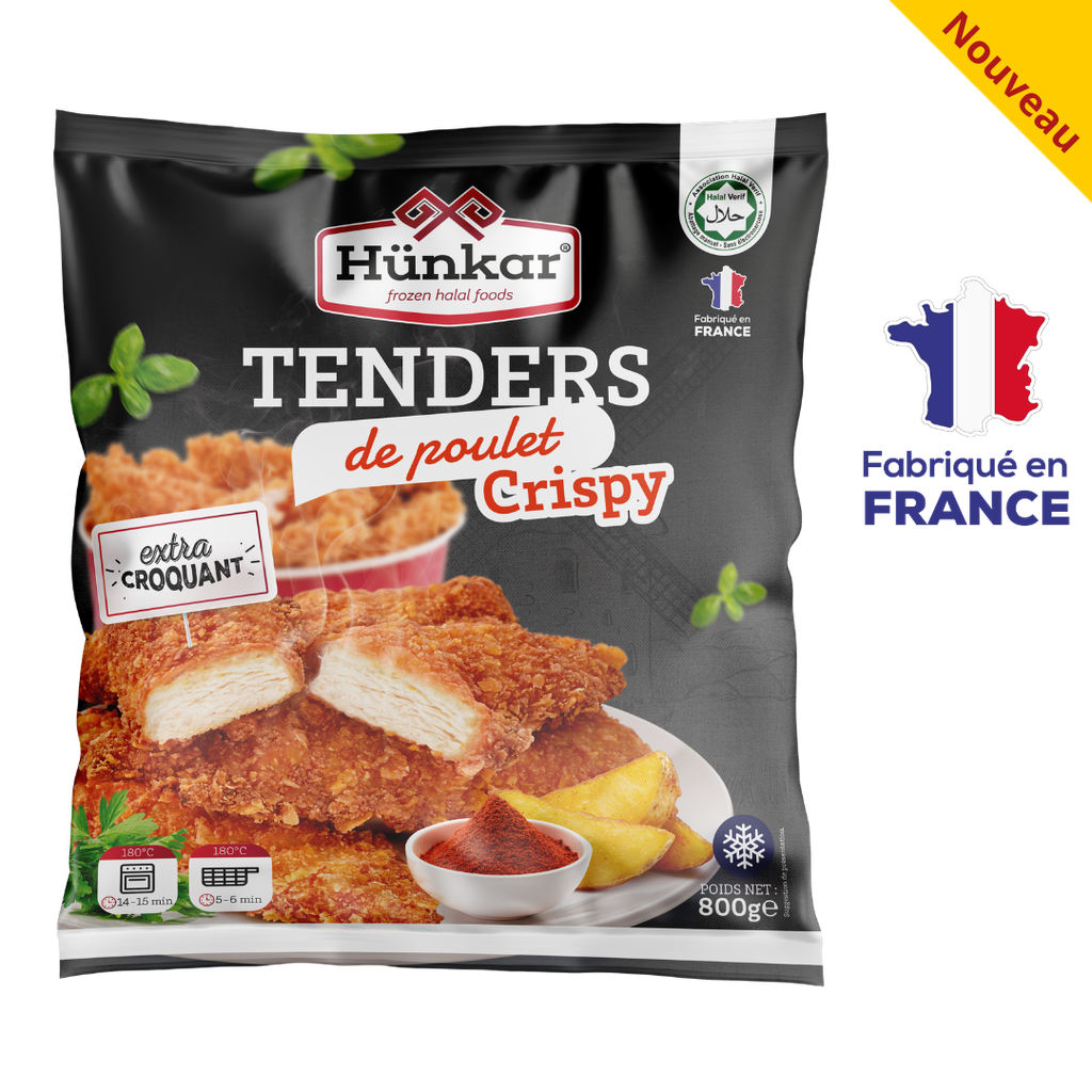 TENDERS POULET CRISPY 800G HUNKAR X10