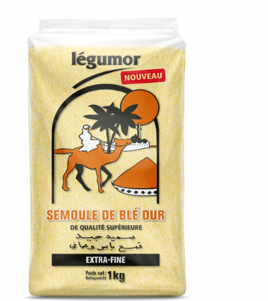 SEMOULE EXTRA FINE LEGUMOR 1KG X2