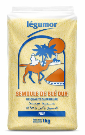 SEMOULE  FINE LEGUMOR 1KG X2