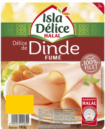 ID DELICE DINDE FUMÉ 8+4 TRANCHES 360G X6